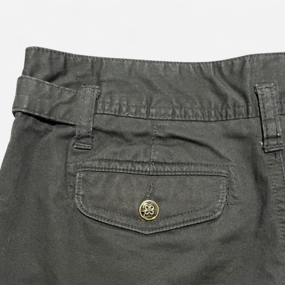 🎷 Banana Republic Shorts~Women’s Sz 2 Petite~Black~Cuffed Hem~Low-Mid Rise - Picture 5 of 10
